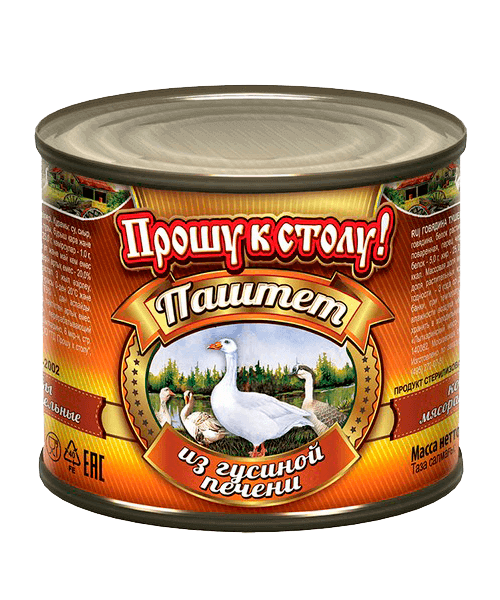 Паштет из гусиной печени 240 г Прошу к столу