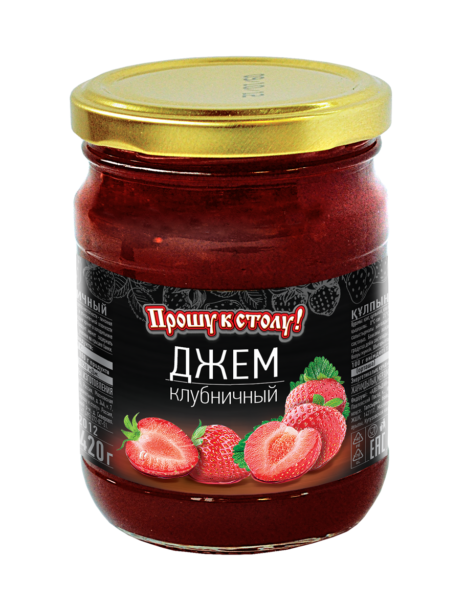 Джем клубничный Прошу к столу
